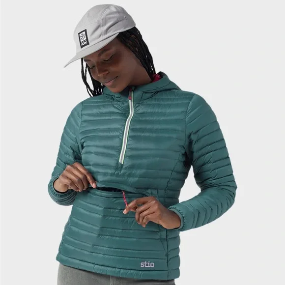 Stio Women's Pinion Down Hooded Pullover Jacket - Picture 6 of 11